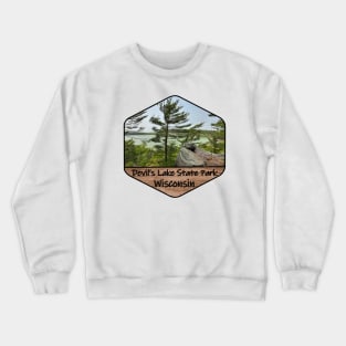 Devil's Lake State Park in Wisconsin Crewneck Sweatshirt